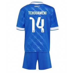 Real Madrid Aurelien Tchouameni #14 Tredjeställ Barn 2025-26 Kortärmad (+ Korta byxor)